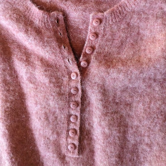 Sezane Pink Crew Neck Sweater - Picture 5 of 16